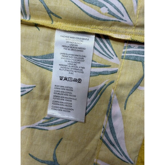 Anthropologie Maxi Dress Yellow Somerset Strapless Vacay Boho Preppy Size XS NWT - Picture 9 of 12